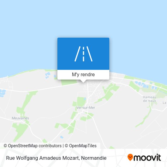 Rue Wolfgang Amadeus Mozart plan
