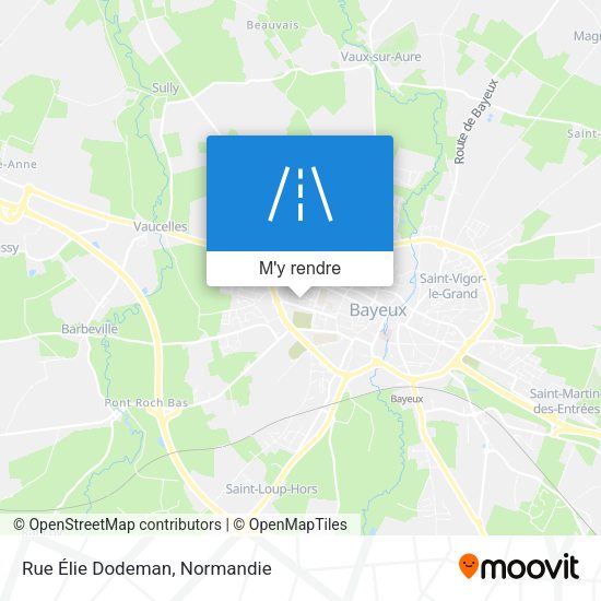 Rue Élie Dodeman plan