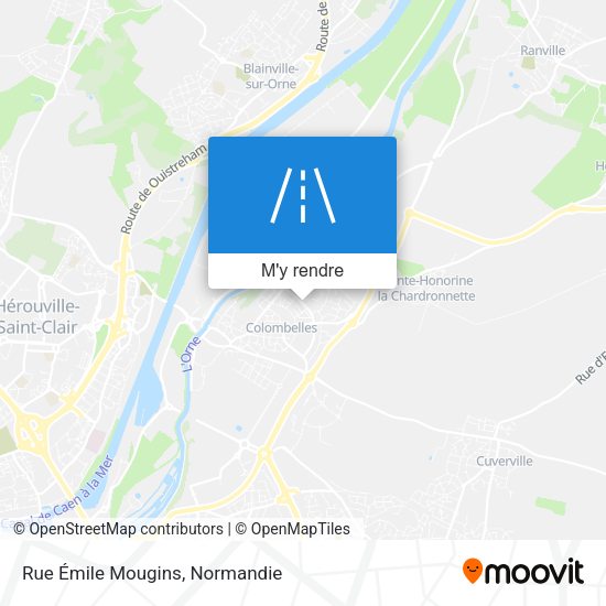 Rue Émile Mougins plan