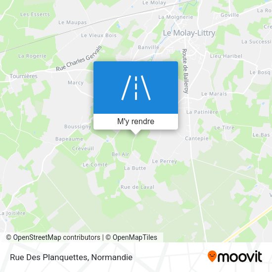 Rue Des Planquettes plan