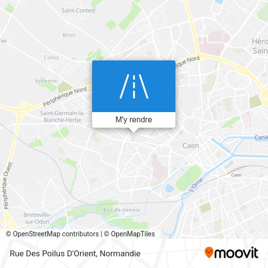 Rue Des Poilus D'Orient plan