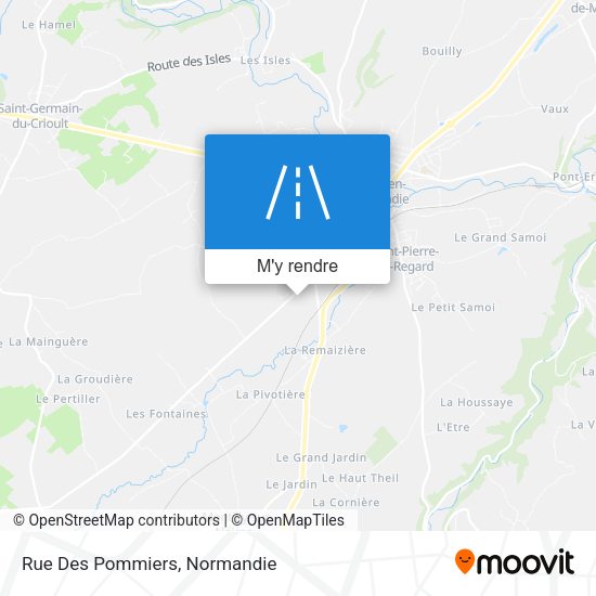 Rue Des Pommiers plan