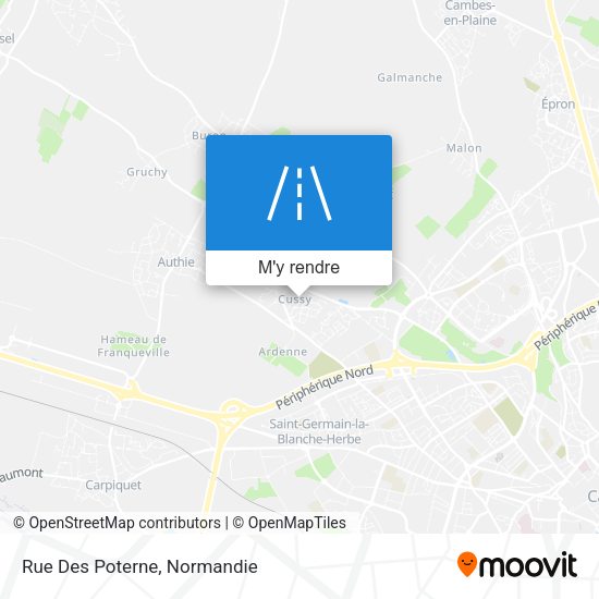 Rue Des Poterne plan