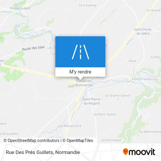 Rue Des Prés Guillets plan