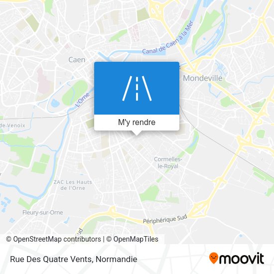 Rue Des Quatre Vents plan
