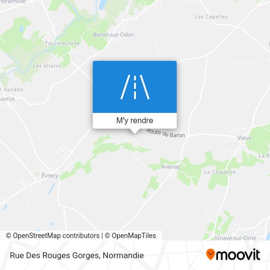 Rue Des Rouges Gorges plan