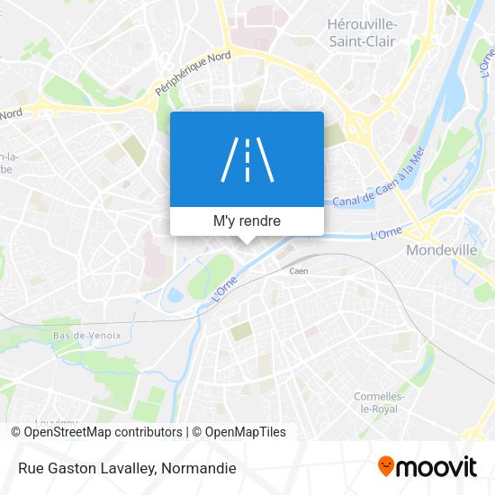Rue Gaston Lavalley plan