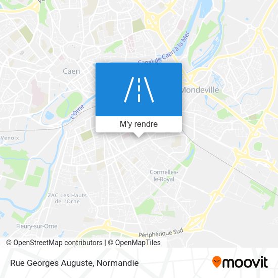 Rue Georges Auguste plan