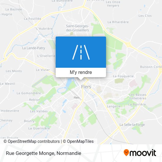 Rue Georgette Monge plan