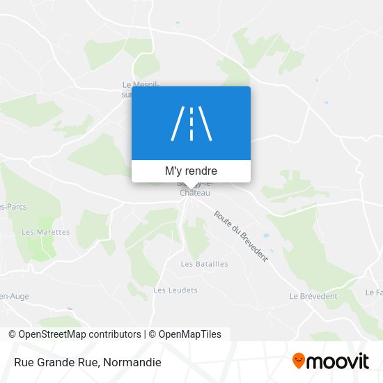 Rue Grande Rue plan