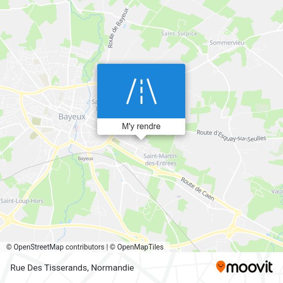 Rue Des Tisserands plan