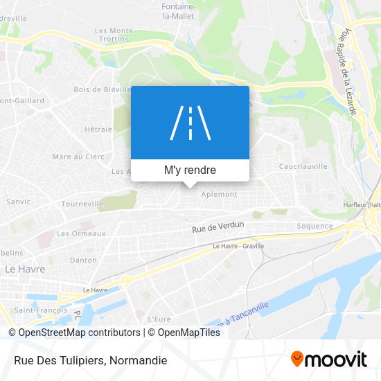 Rue Des Tulipiers plan