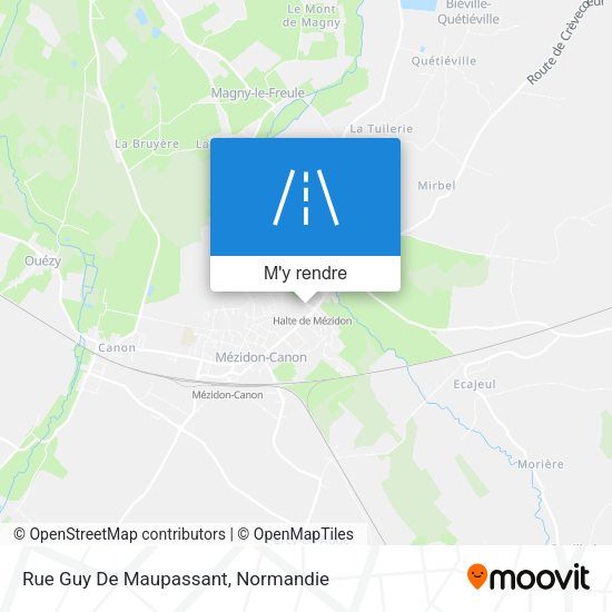 Rue Guy De Maupassant plan