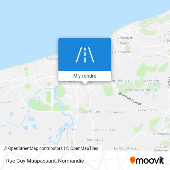 Rue Guy Maupassant plan