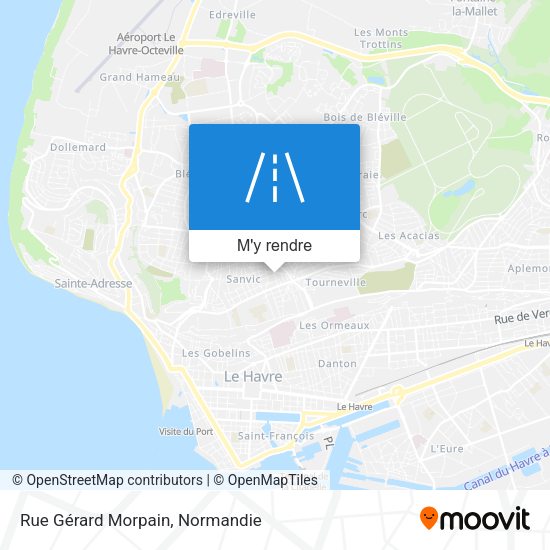 Rue Gérard Morpain plan