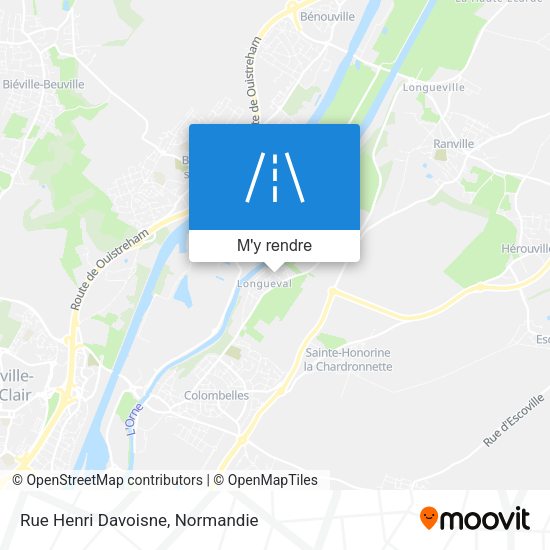 Rue Henri Davoisne plan