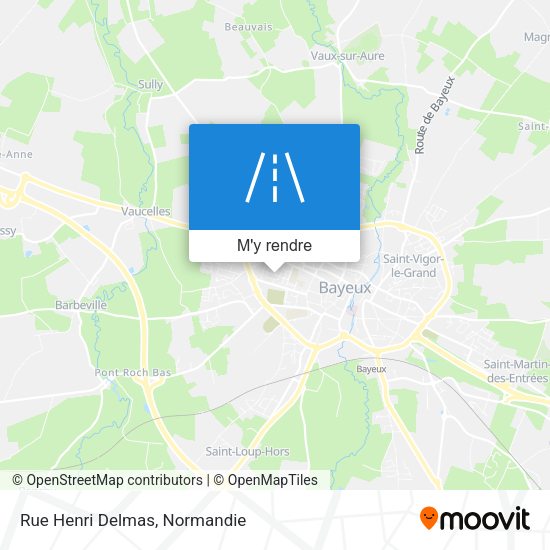 Rue Henri Delmas plan
