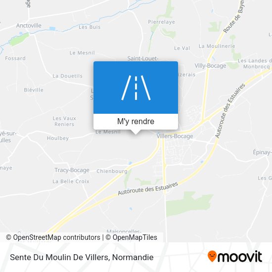 Sente Du Moulin De Villers plan