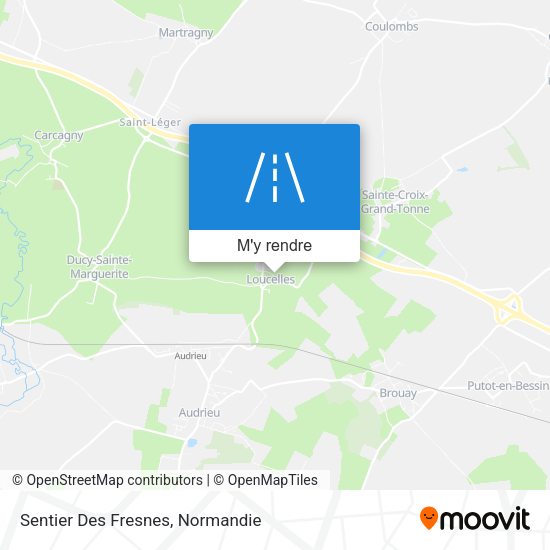 Sentier Des Fresnes plan