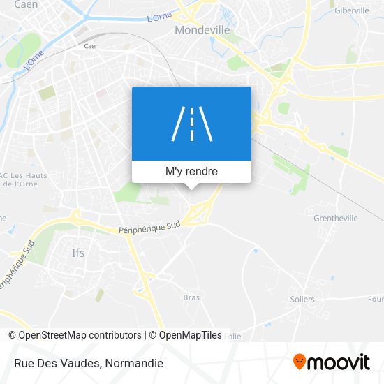 Rue Des Vaudes plan