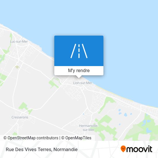 Rue Des Vives Terres plan