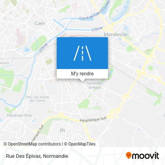 Rue Des Épivas plan
