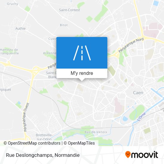 Rue Deslongchamps plan