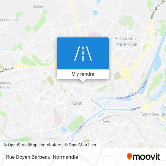 Rue Doyen Barbeau plan