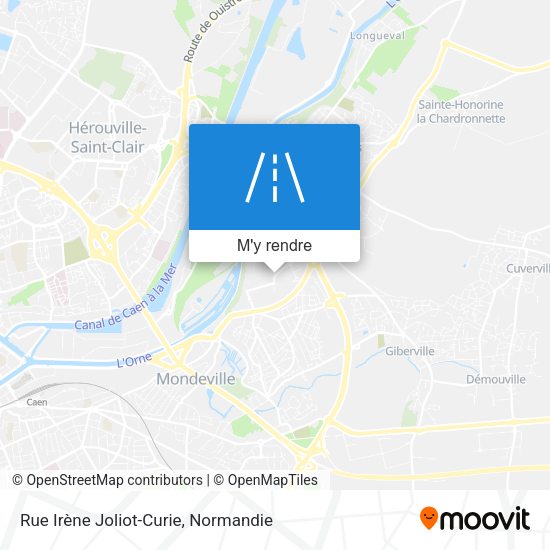 Rue Irène Joliot-Curie plan