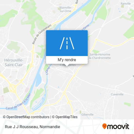 Rue J J Rousseau plan