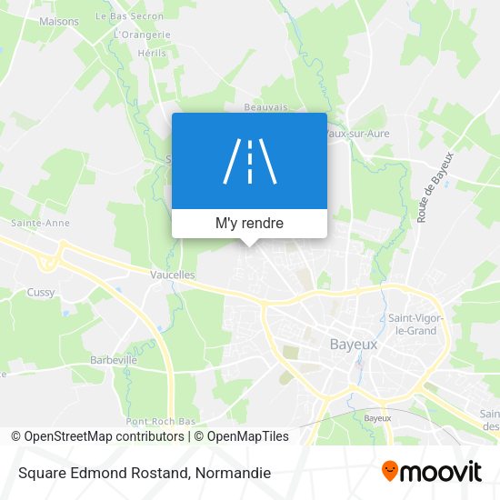 Square Edmond Rostand plan