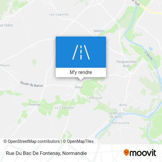 Rue Du Bac De Fontenay plan