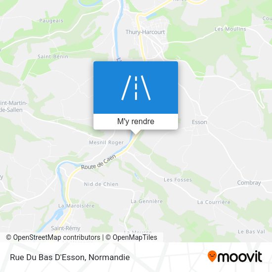 Rue Du Bas D'Esson plan