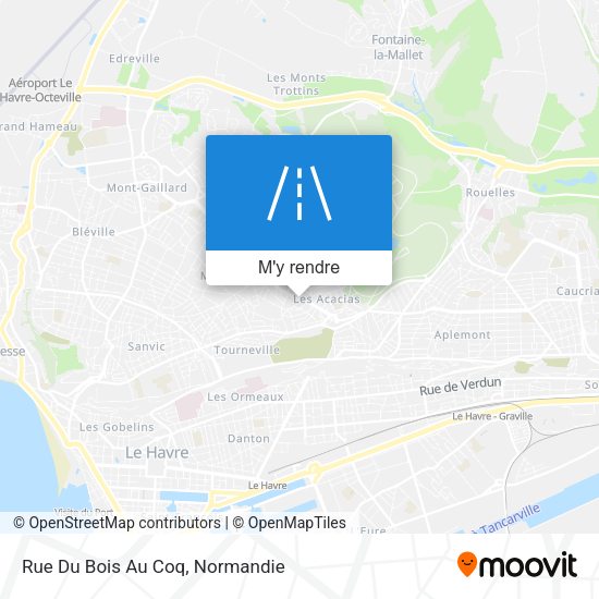 Rue Du Bois Au Coq plan