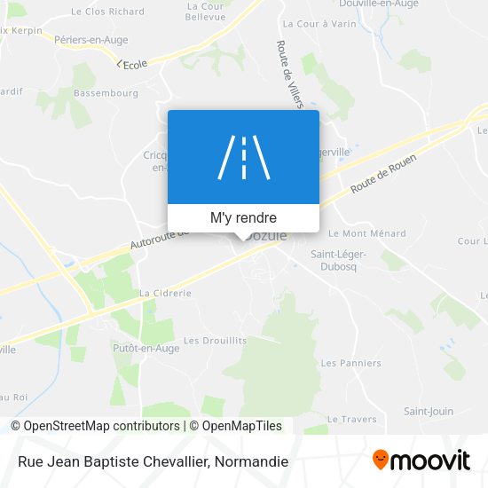Rue Jean Baptiste Chevallier plan