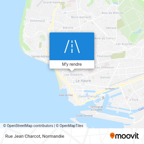 Rue Jean Charcot plan