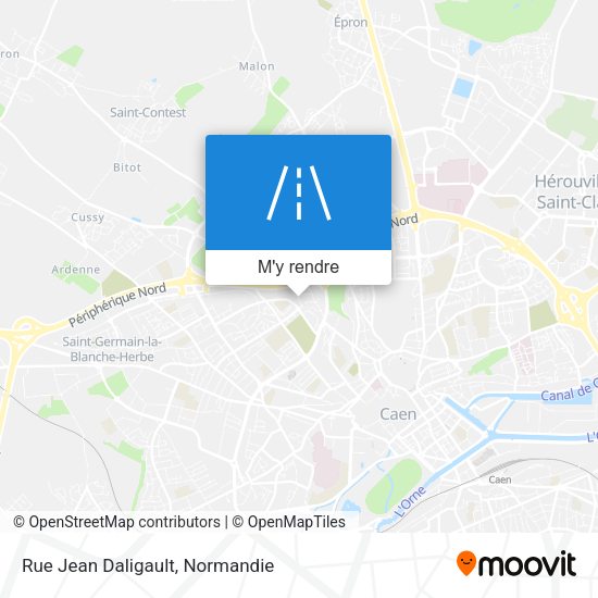 Rue Jean Daligault plan