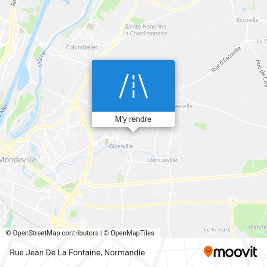 Rue Jean De La Fontaine plan