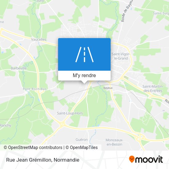Rue Jean Grémillon plan