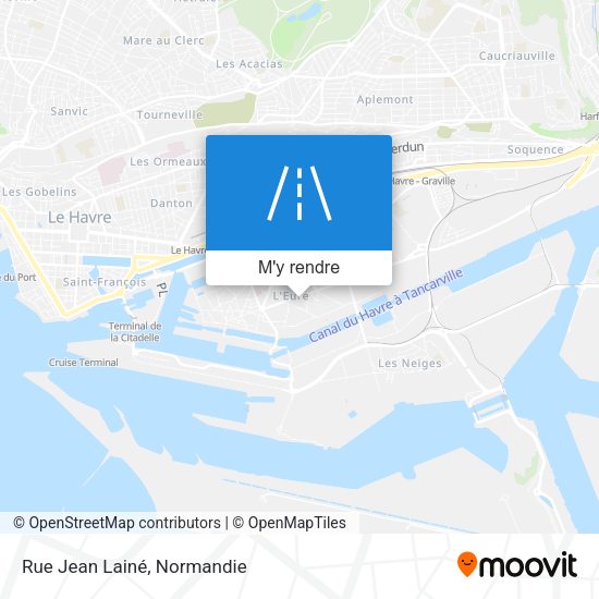 Rue Jean Lainé plan