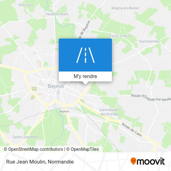 Rue Jean Moulin plan