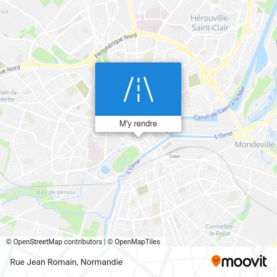 Rue Jean Romain plan