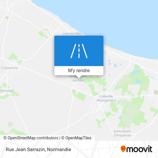 Rue Jean Sarrazin plan