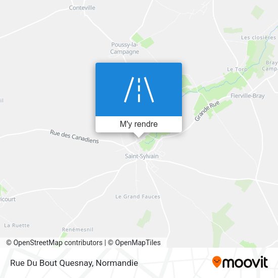 Rue Du Bout Quesnay plan