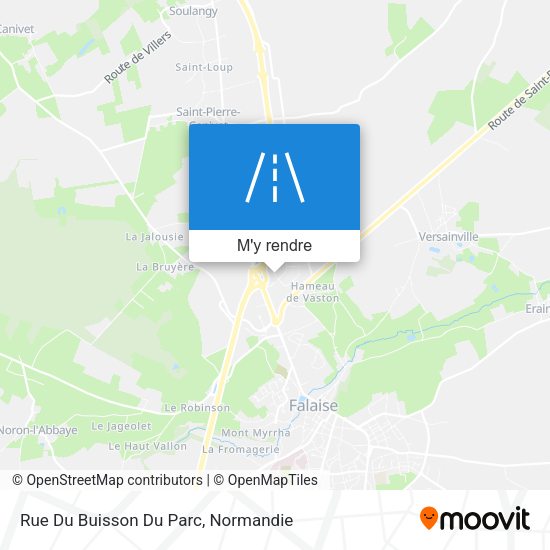 Rue Du Buisson Du Parc plan