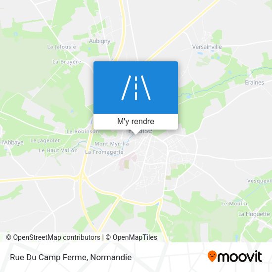 Rue Du Camp Ferme plan