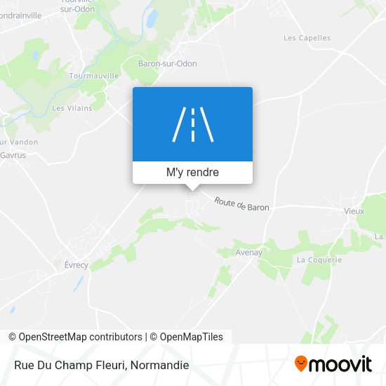 Rue Du Champ Fleuri plan