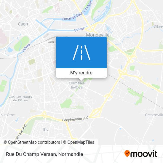 Rue Du Champ Versan plan