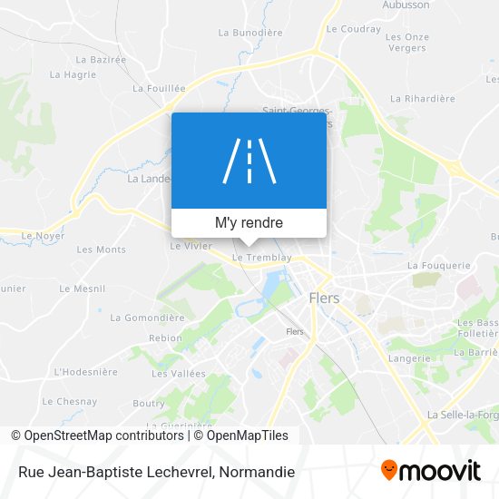 Rue Jean-Baptiste Lechevrel plan