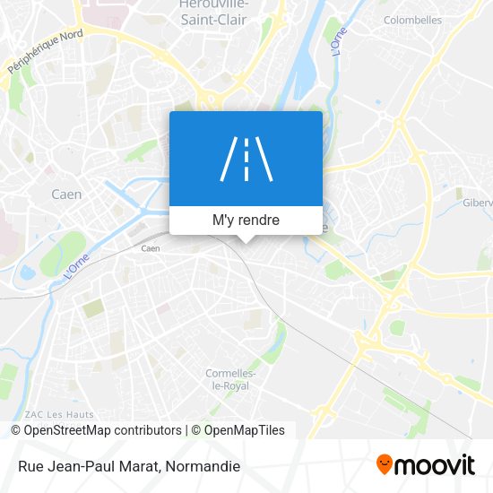 Rue Jean-Paul Marat plan